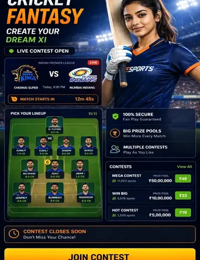 Hero11 (hero11) fantasy cricket & matchday visual 3